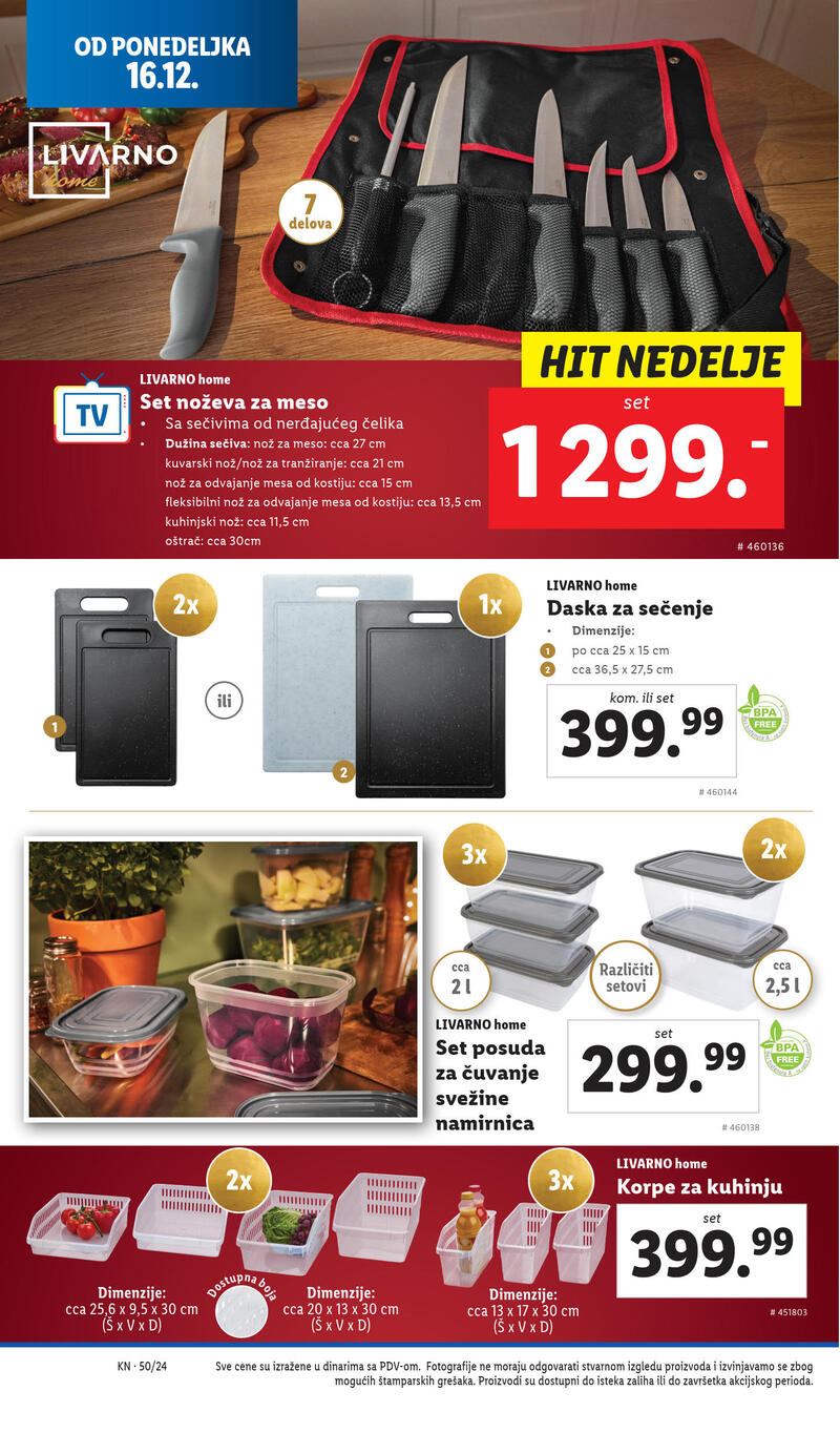 Lidl katalog akcija neprehrana