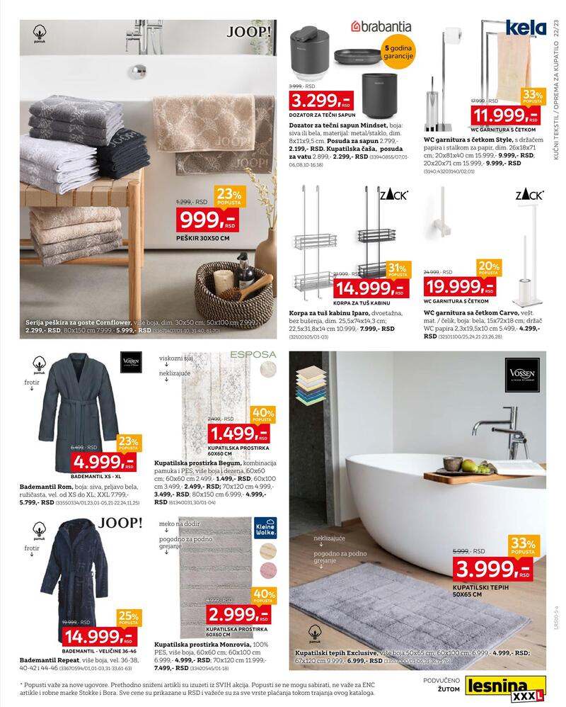 Lesnina XXXL katalog akcija