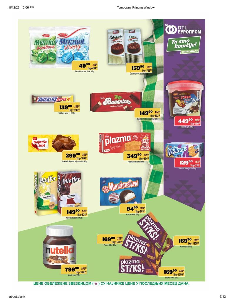 Europrom katalog akcija