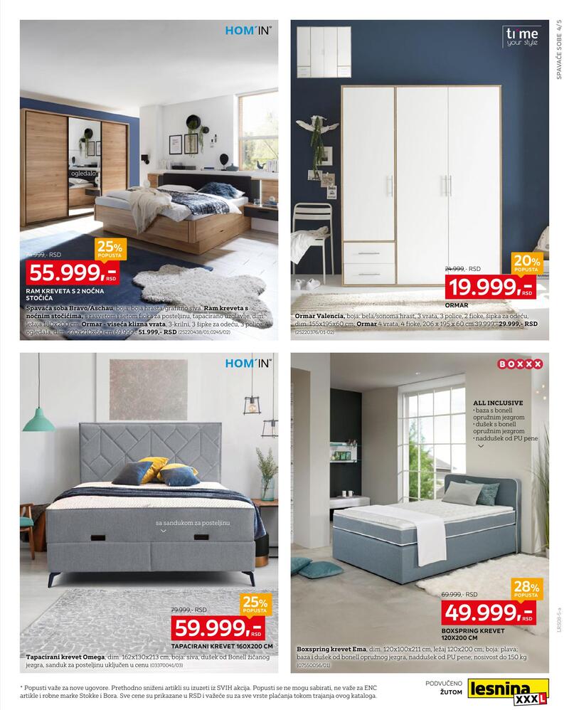 Lesnina XXXL katalog akcija