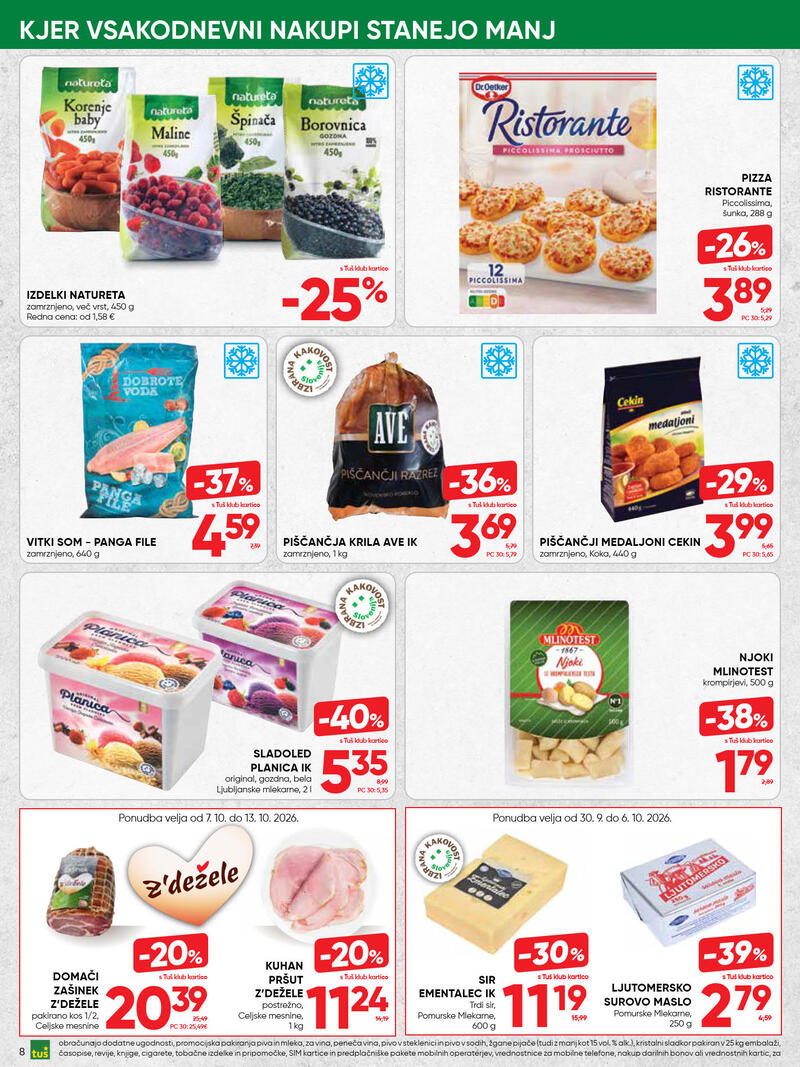 Tuš katalog - Dvotedenska akcija