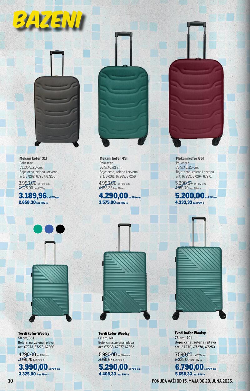 Metro katalog bazeni