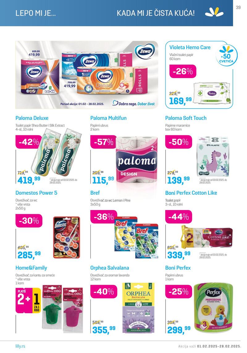 Lilly Drogerie katalog akcija