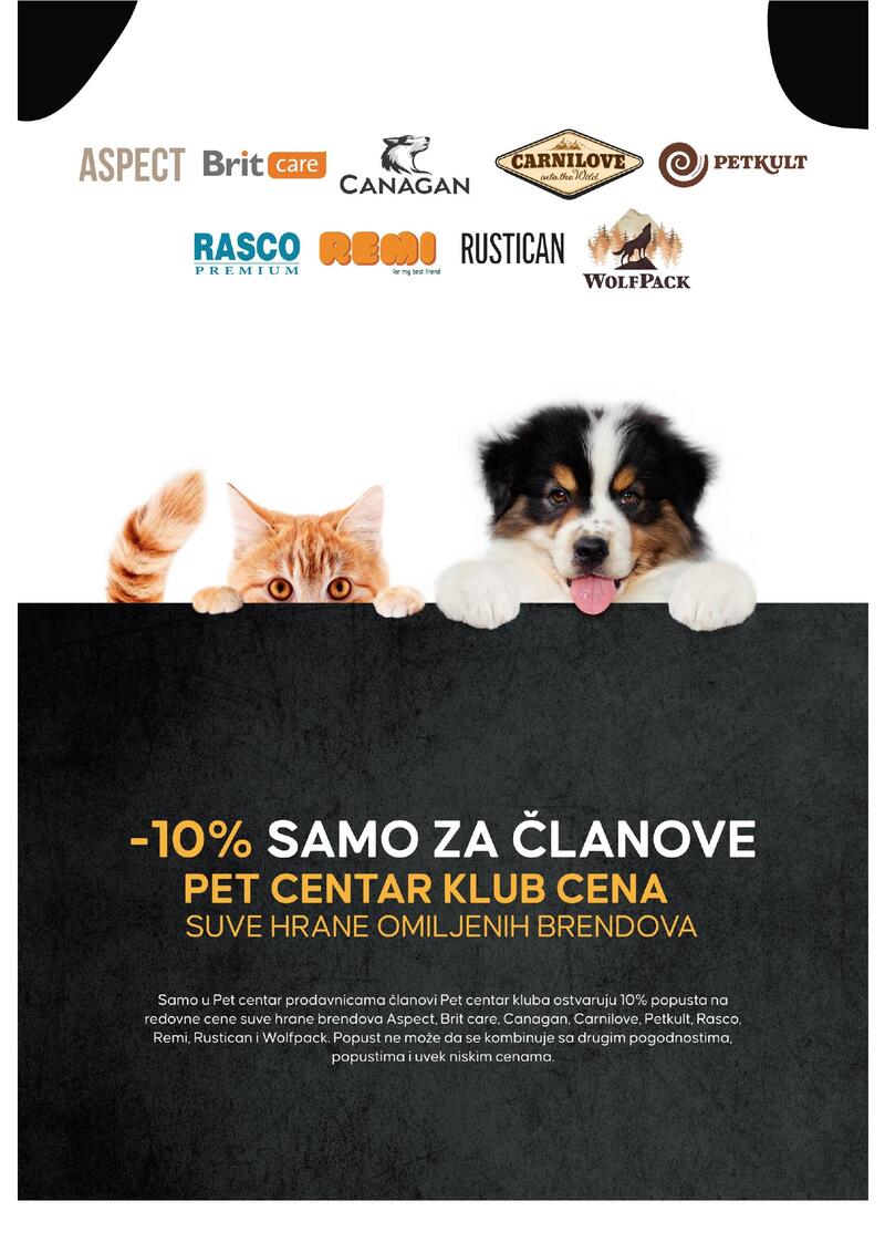 Pet centar akcijski katalog