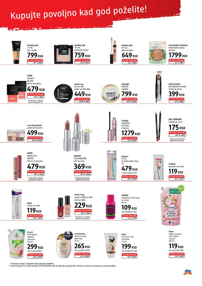 DM Drogerie katalog super cene