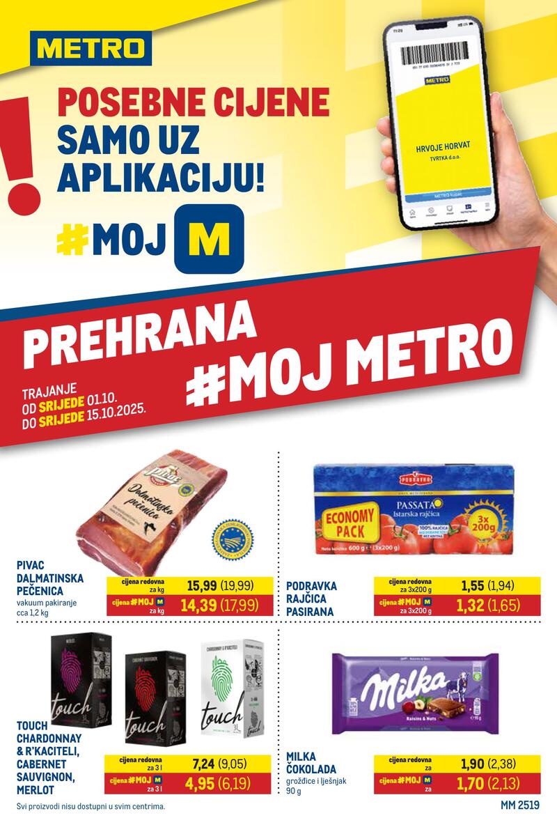 Metro prehrana i neprehrana