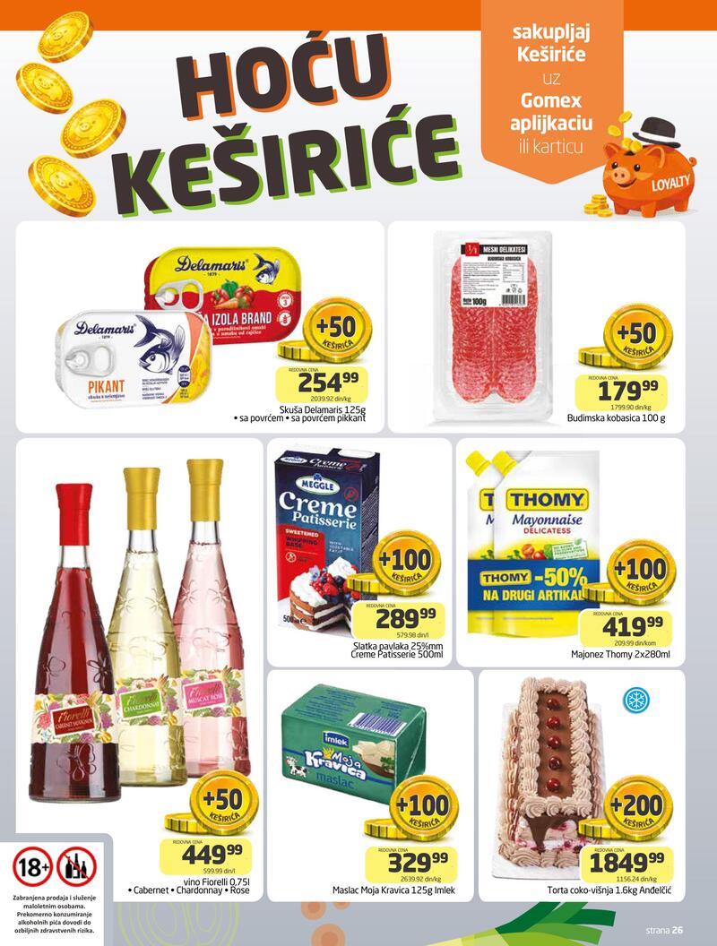 Gomex katalog hrana