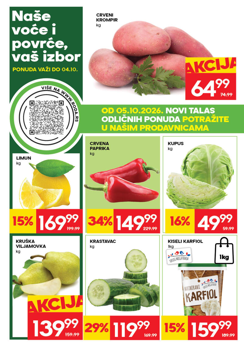 Roda katalog - Dvonedeljna akcija