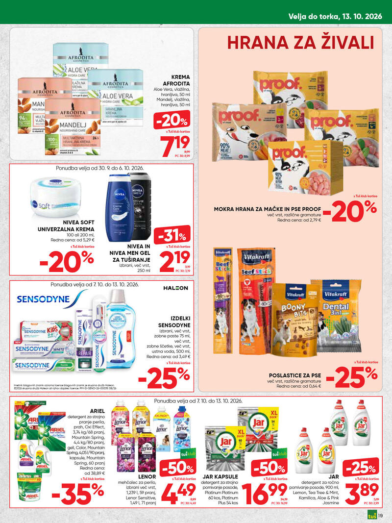 Tuš katalog - Dvotedenska akcija