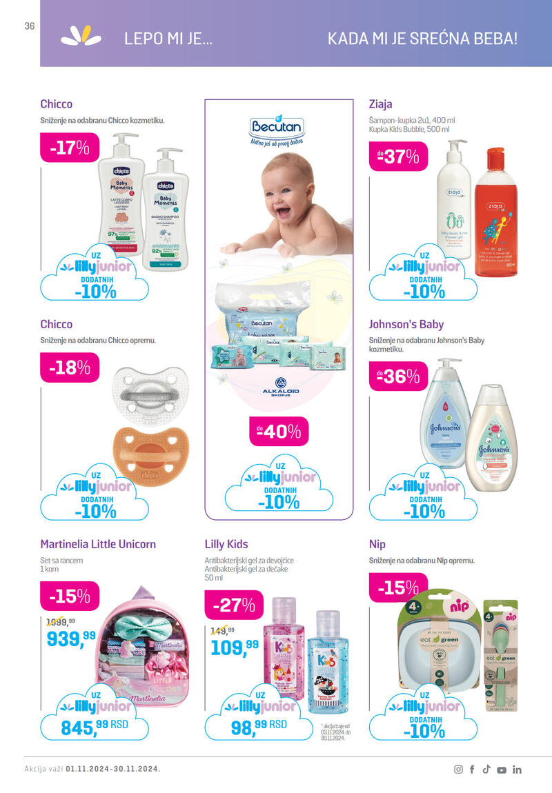 Lilly Drogerie katalog akcija