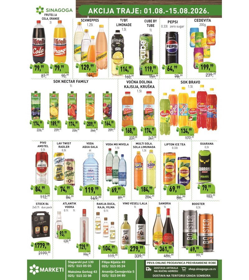 Sinagoga katalog akcija