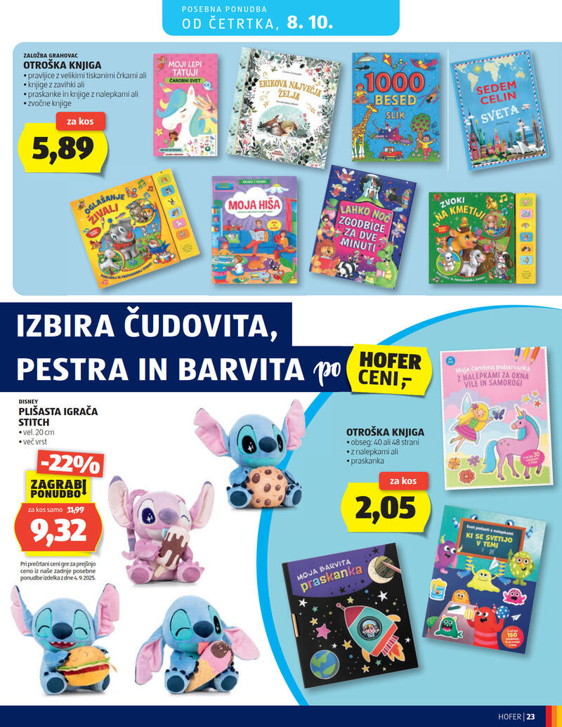 Hofer katalog - Tedenska akcija