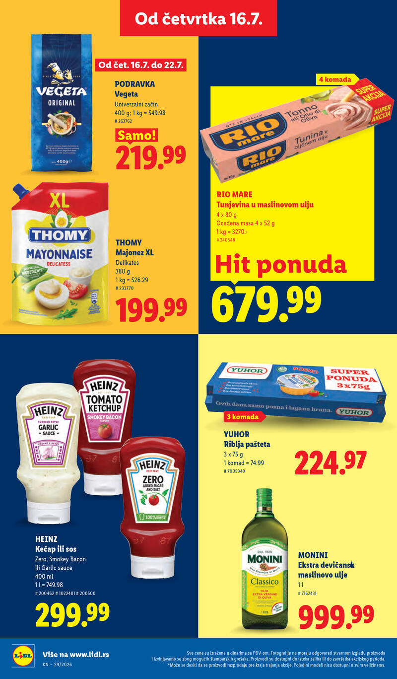 Lidl katalog akcija