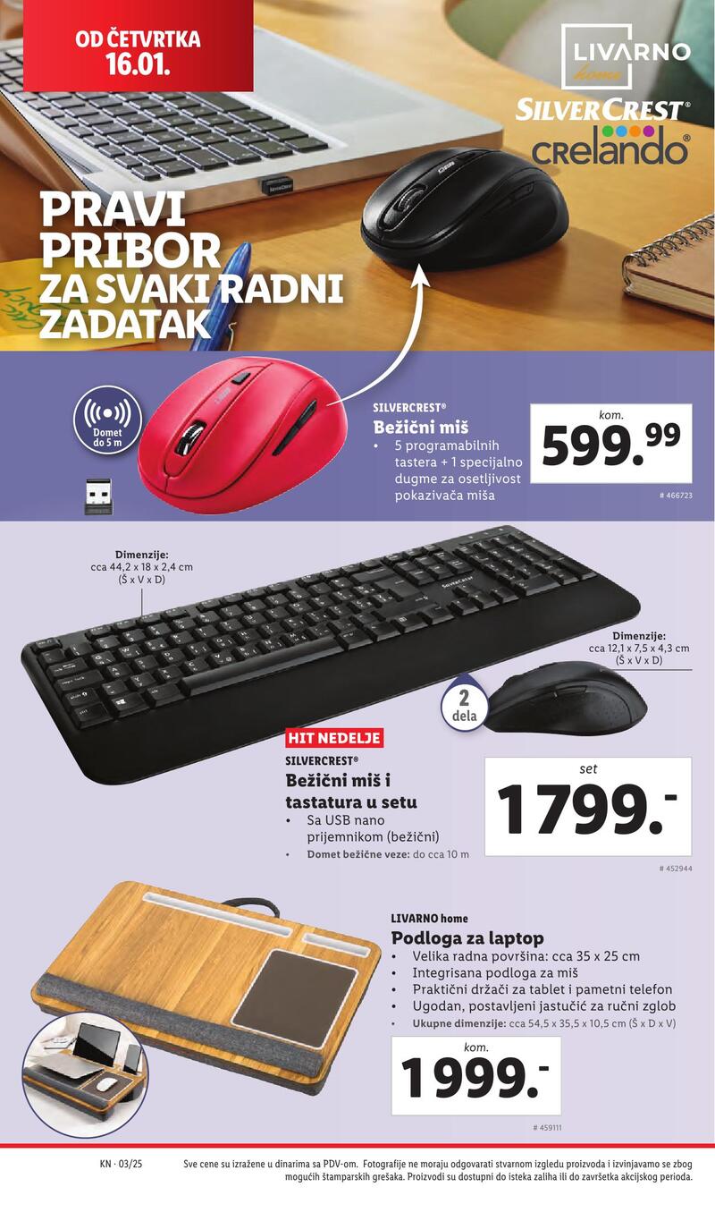 Lidl katalog akcija neprehrana