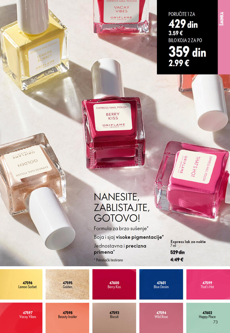 Oriflame katalog akcija