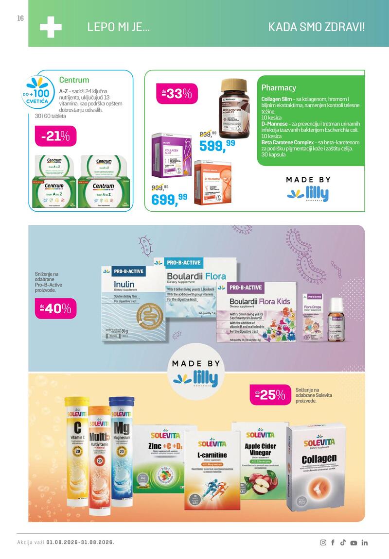 Lilly Drogerie katalog akcija