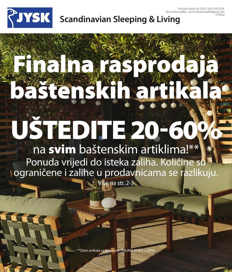 JYSK kataloška akcija