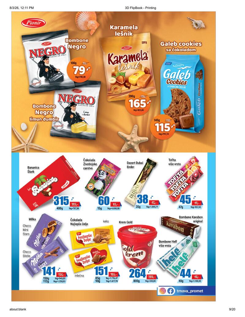 Trnava Promet katalog akcija