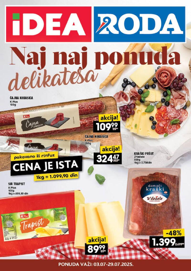 Idea katalog naj-naj letnja ponuda