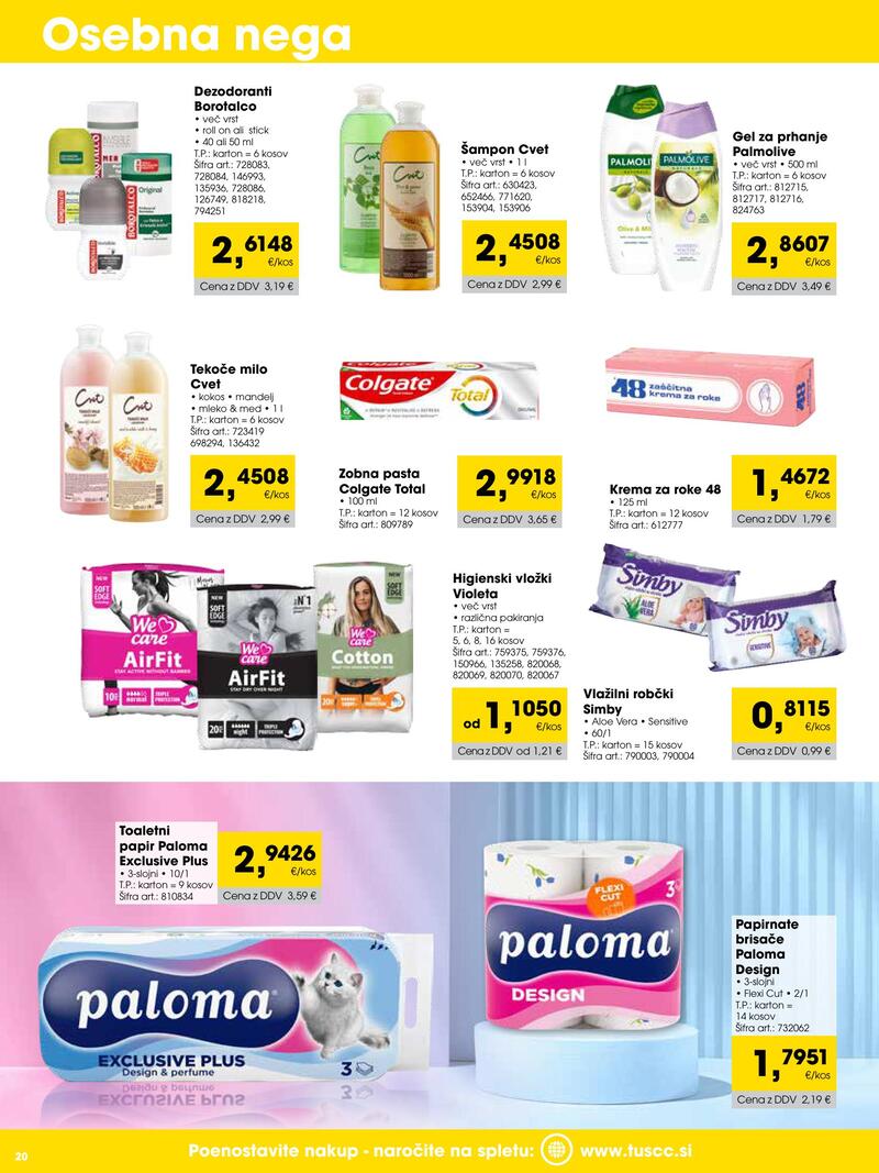 Tuš Cash & Carry katalog - Trgovec