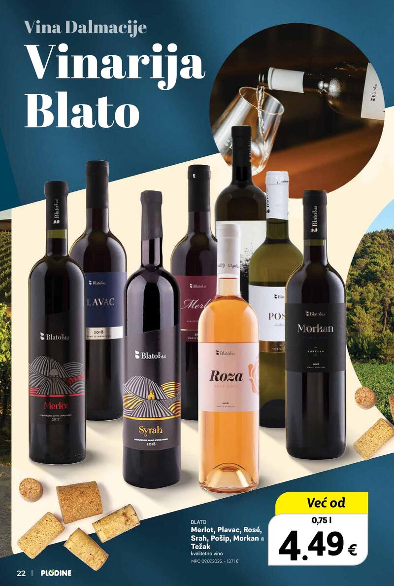 Plodine katalog vina i delicije