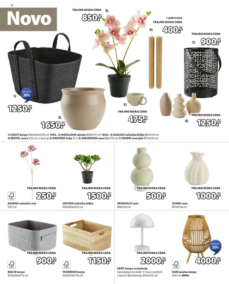 JYSK katalog nameštaj