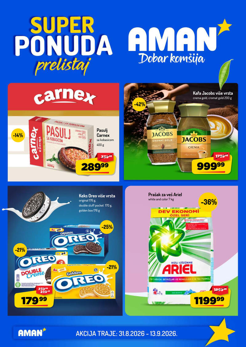 Aman katalog akcija Aman katalog hrana