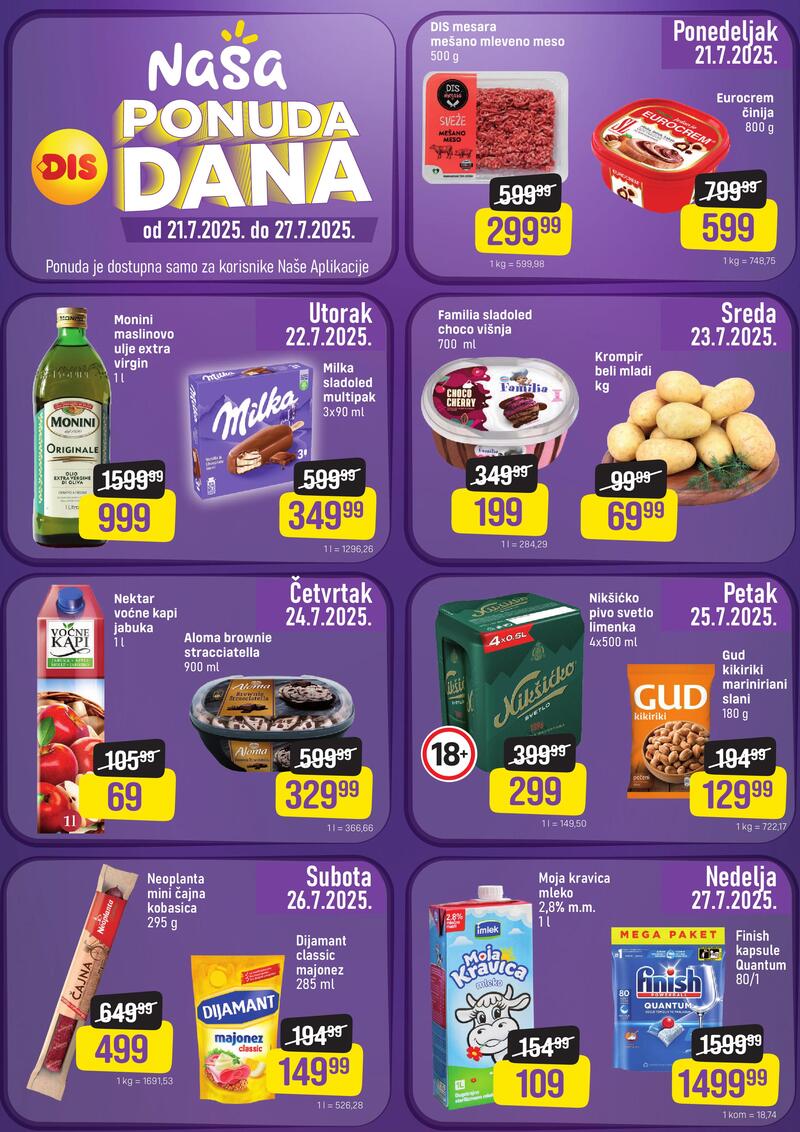DIS Hipermarket nedeljna akcija