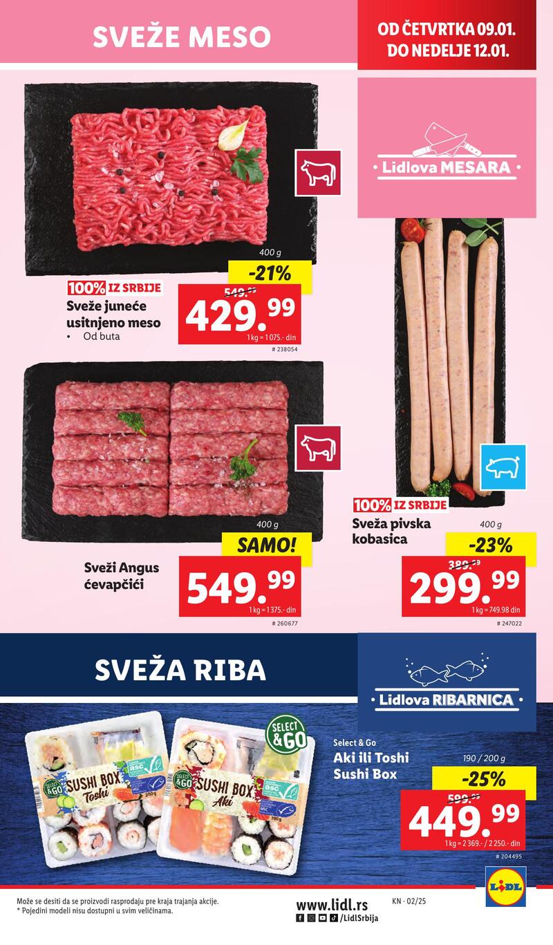 Lidl katalog akcija