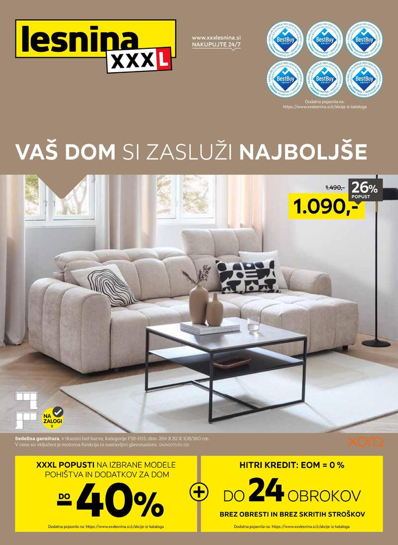 Lesnina XXXL redni katalog