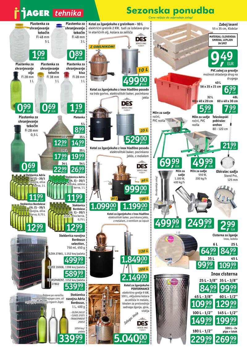 Jager katalog akcija Katalog tehnika