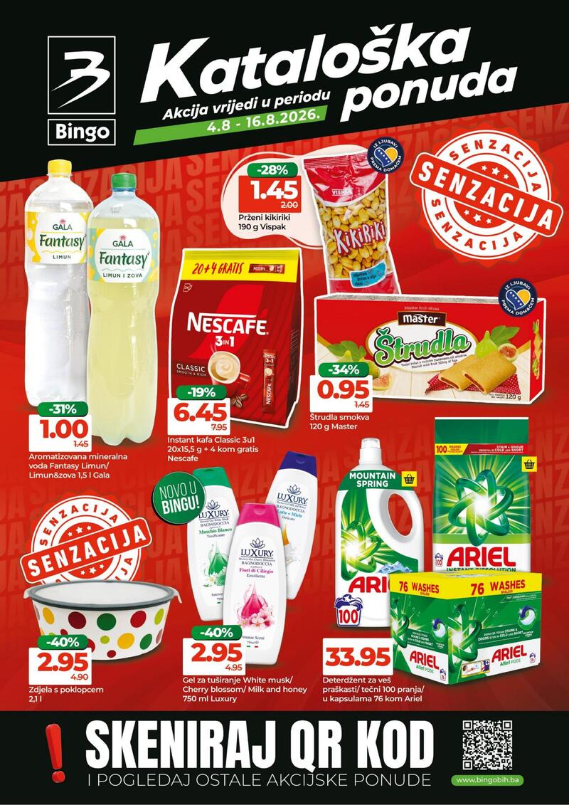 Bingo katalog akcija Kataloška ponuda
