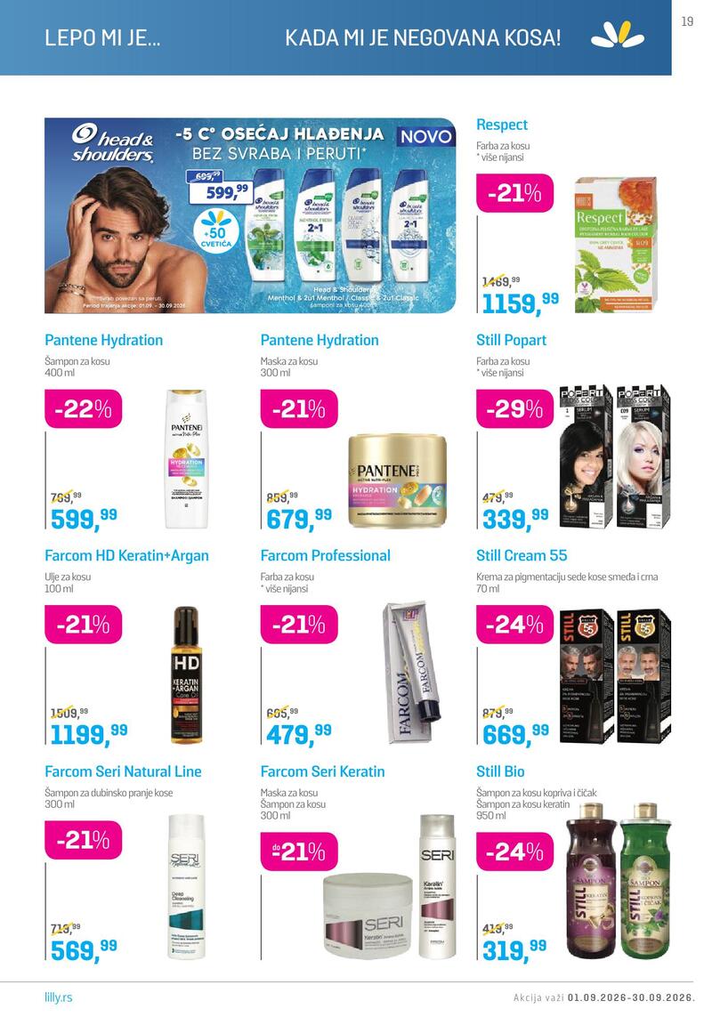 Lilly Drogerie katalog akcija