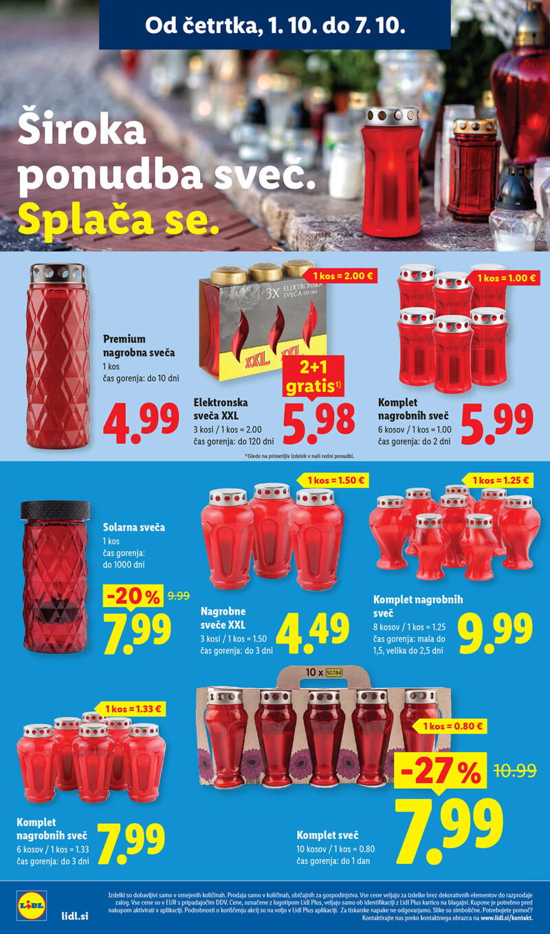 Lidl katalog - Tedenska akcija