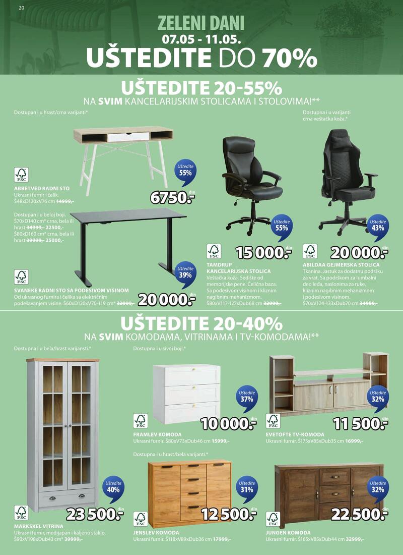 JYSK katalog nameštaj