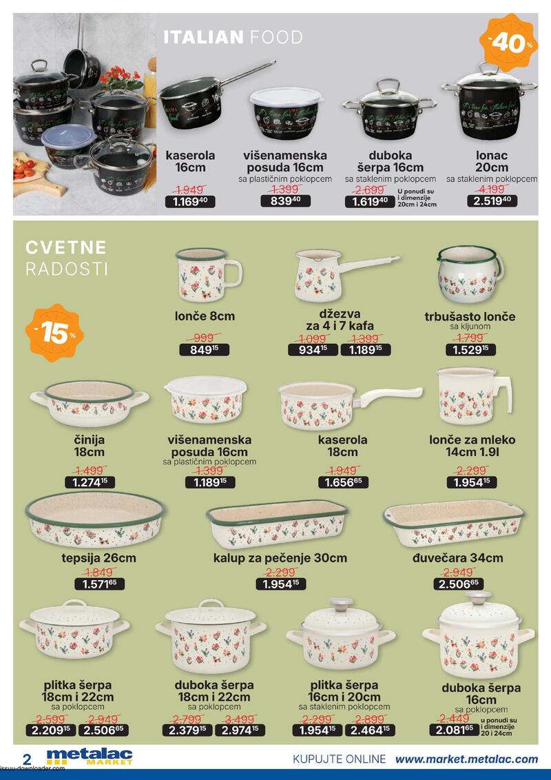 Metalac Market katalog akcija