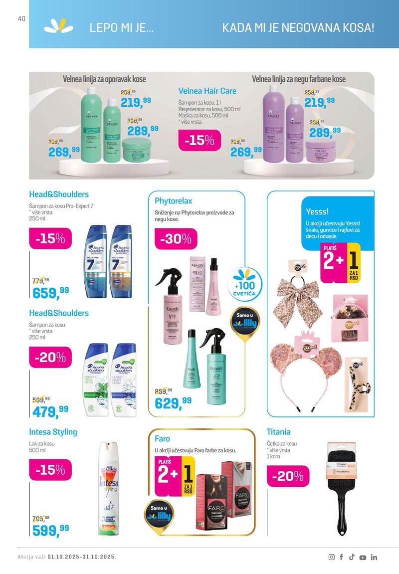 Lilly Drogerie katalog akcija