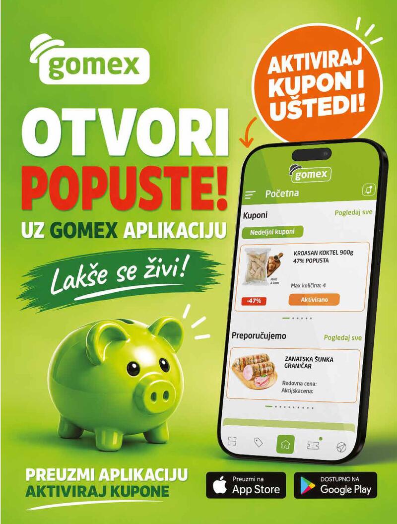 Gomex katalog - Dvonedeljna akcija