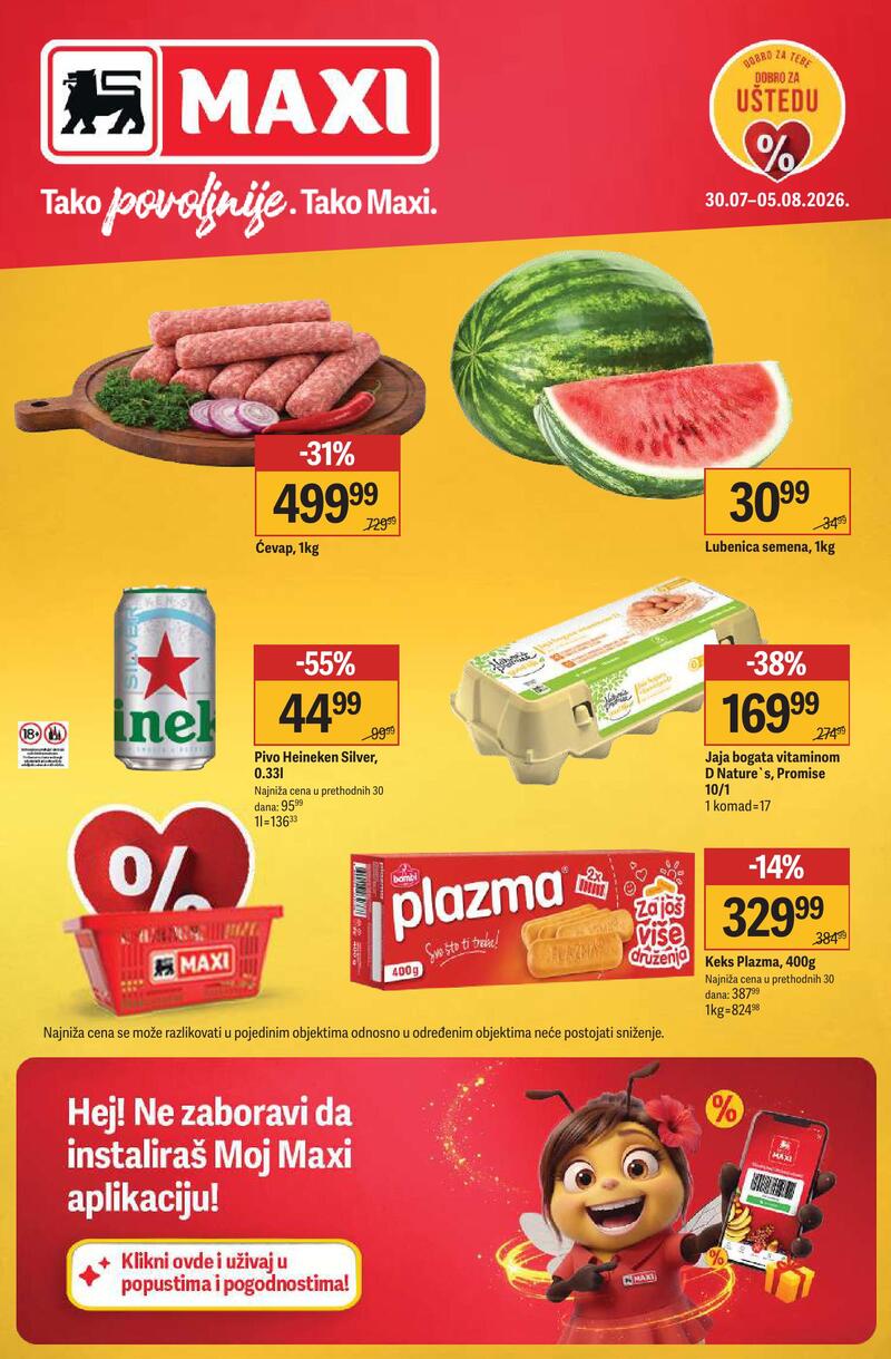 Maxi katalog akcija Nedeljna akcija