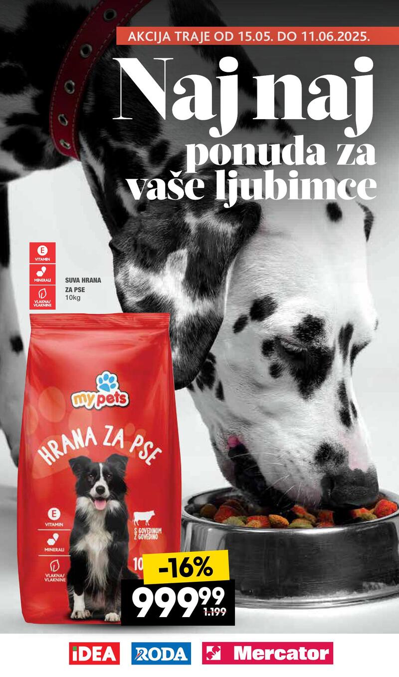 Roda katalog akcija Naj-naj ponuda za vaše ljubimce