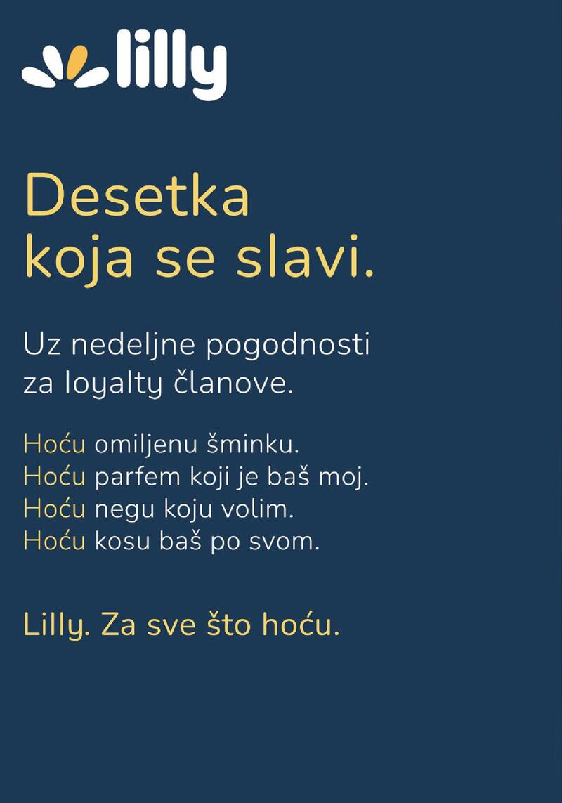 Lilly Drogerie katalog akcija