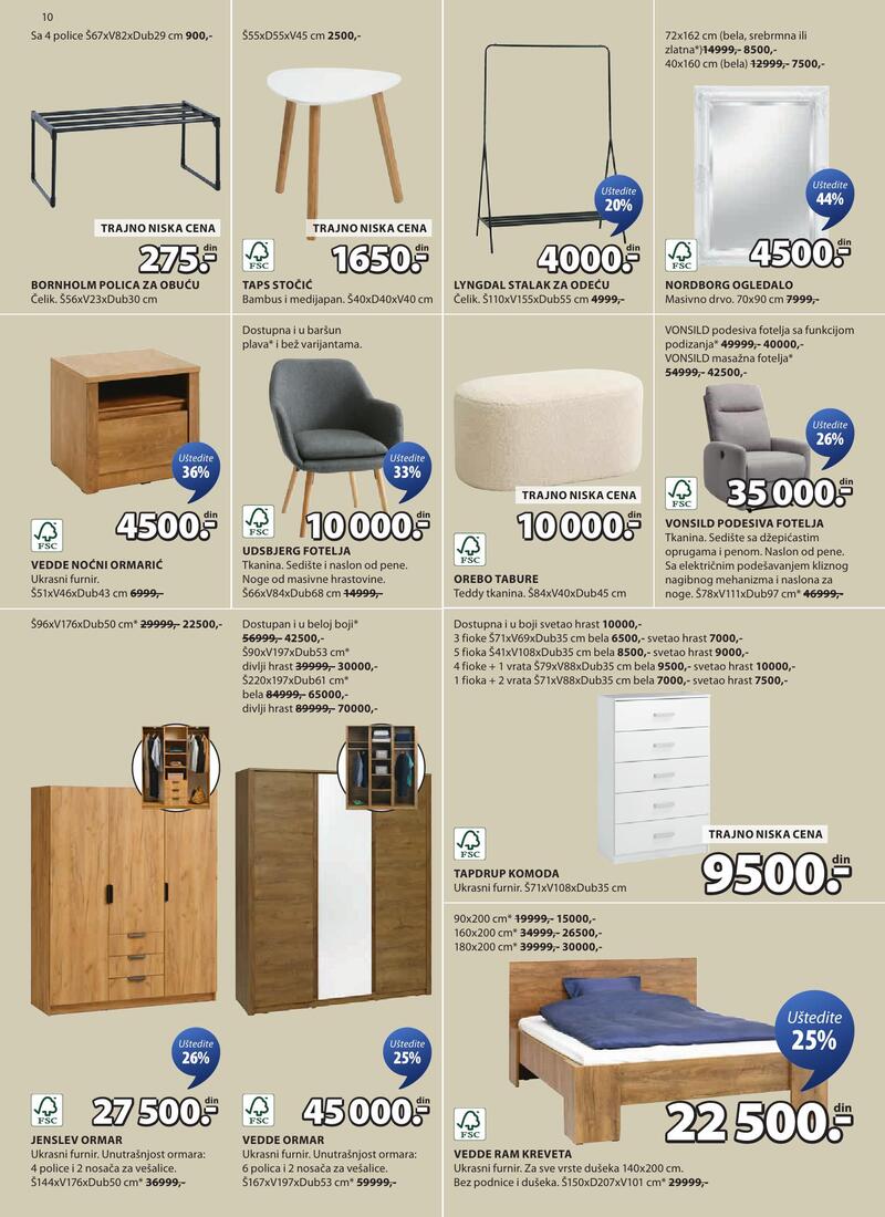 JYSK katalog nameštaj