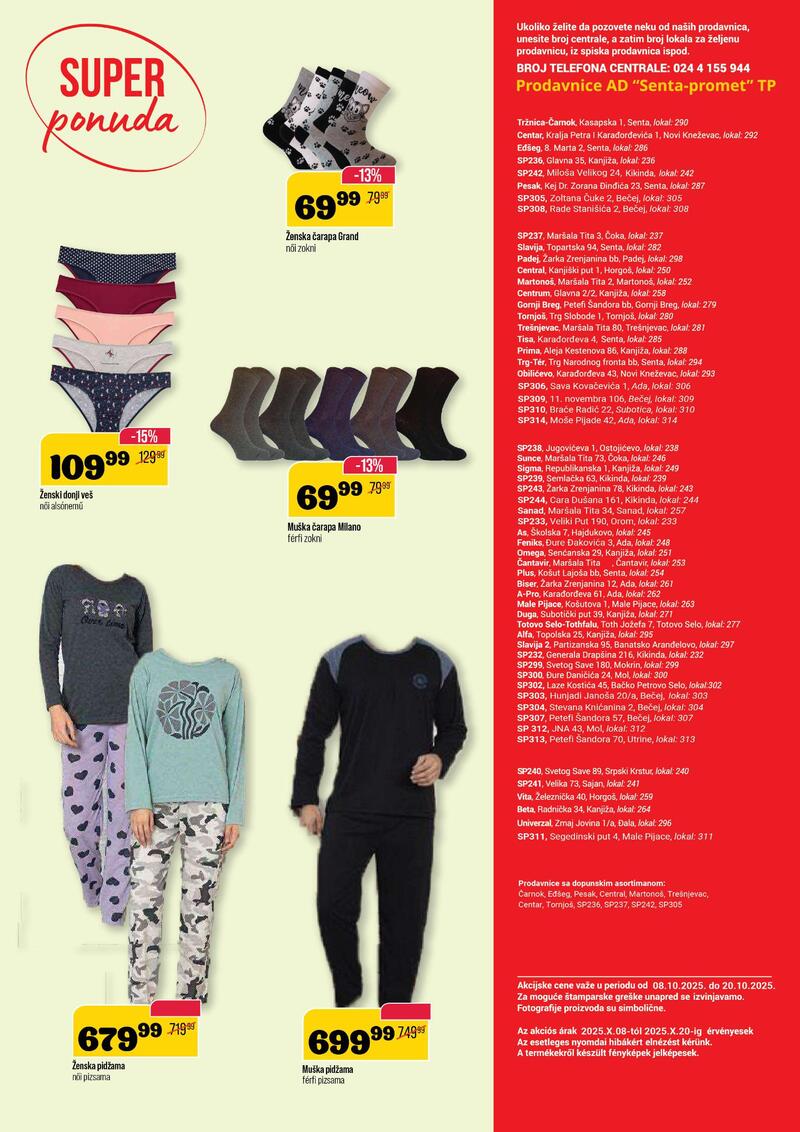 Senta Promet katalog akcija