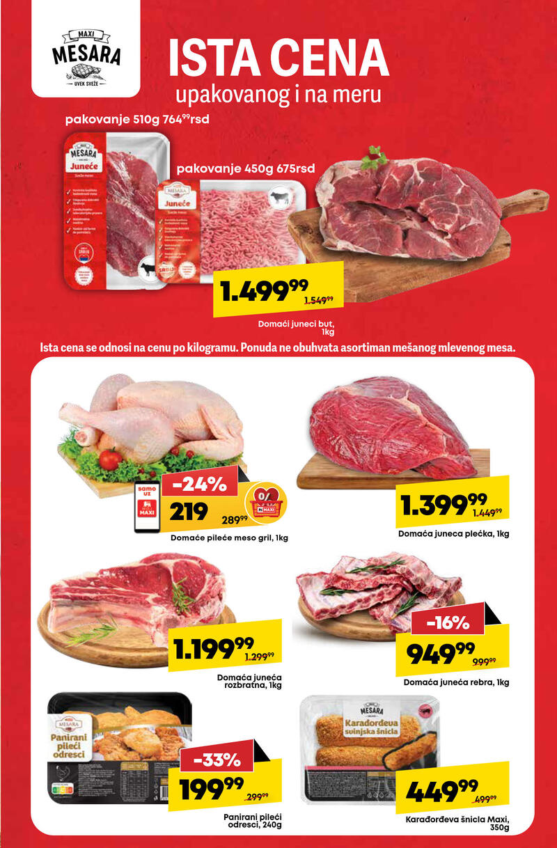 Mega Maxi nedeljna akcija