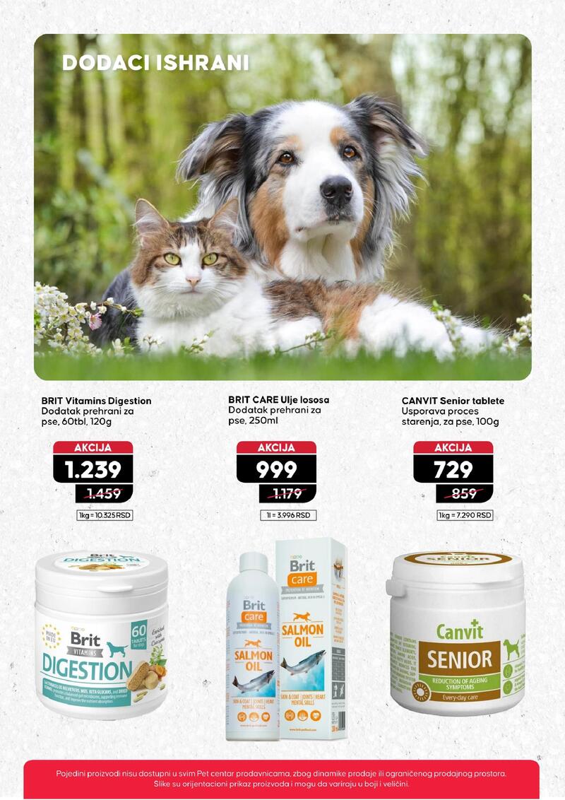 Pet centar akcijski katalog