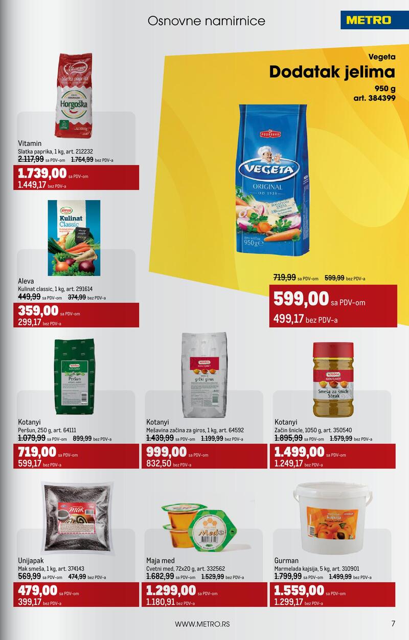Metro katalog ugostitelji