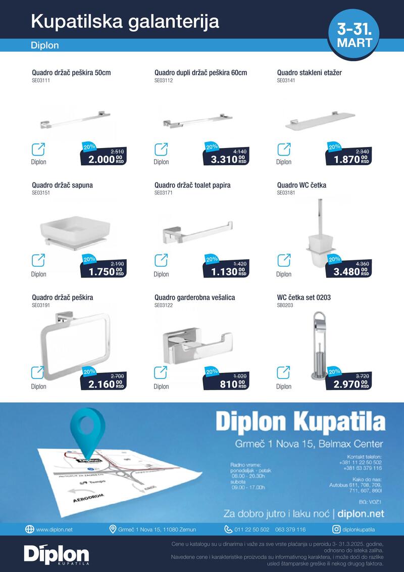 Diplon kupatila katalog akcija