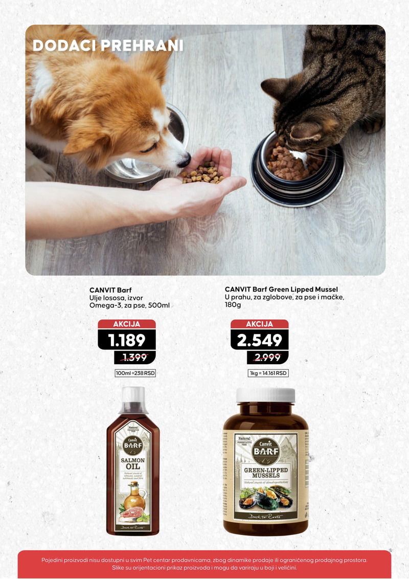 Pet centar akcijski katalog