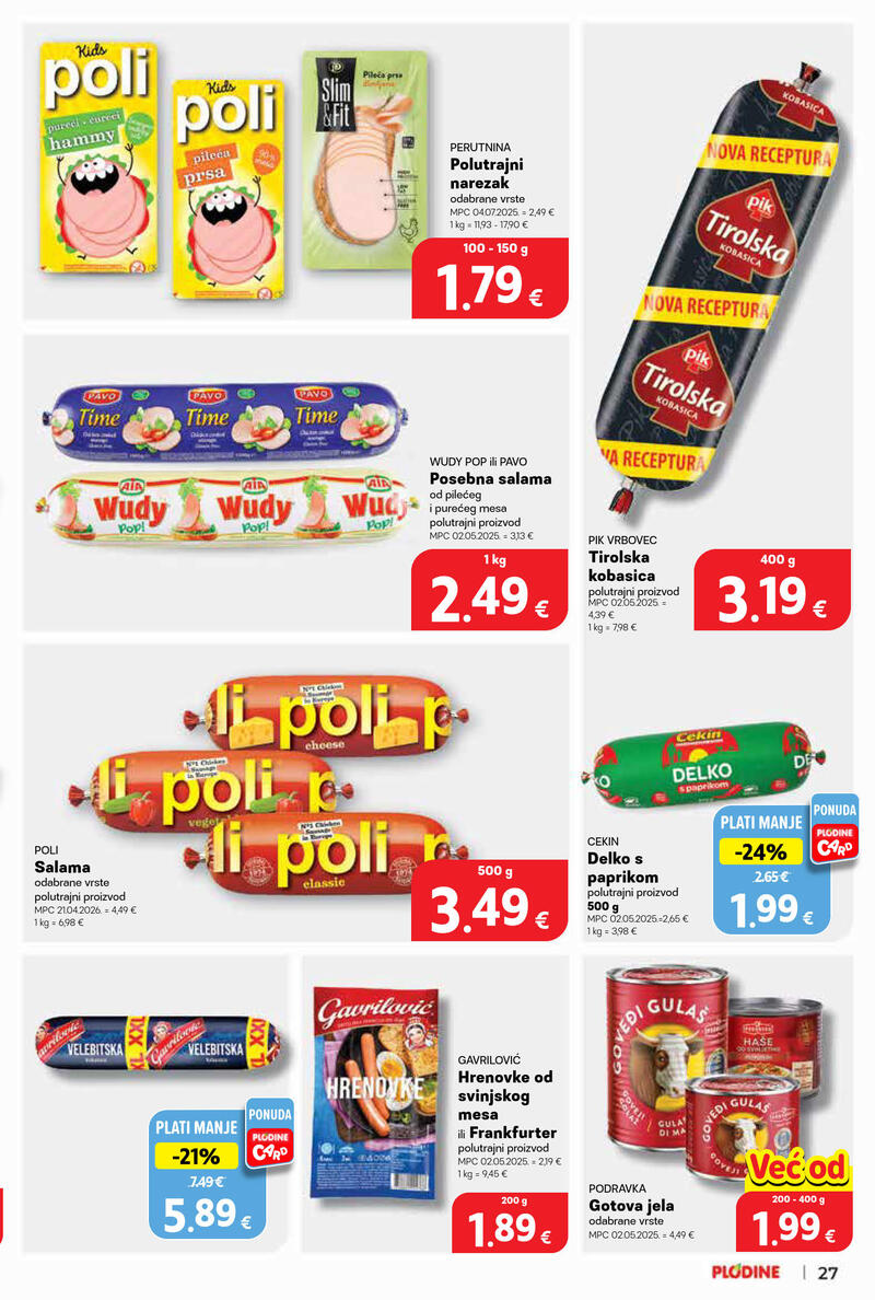 Plodine kataloška akcija