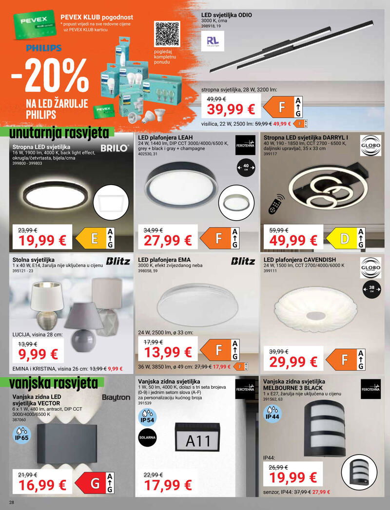 Pevex kataloška akcija